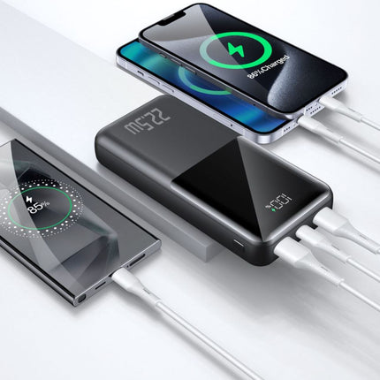 TRUSMI Power Bank PB03-013 | 20000mAh High-Capacity | 22.5W PD Fast Charge | Smart Digital Display