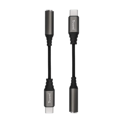 Type-C to 3.5mm AUX Audio Adapter Cable – Calls & Music –  TRUSMI CA50-03 –10cm