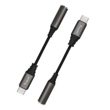 Type-C to 3.5mm AUX Audio Adapter Cable – Calls & Music –  TRUSMI CA50-03 –10cm