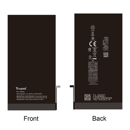 TRUSMI for Apple iPhone 15 Series Battery