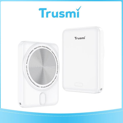 TRUSMI PB08-012 Magnetic Wireless Power Bank | 5000mAh | 20W PD Fast Charging | 15W Wireless