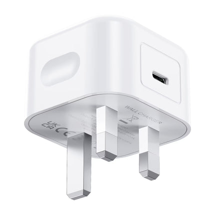 TRUSMI  PD20W USB-C Fast Charger - CH23-01 – UK Plug, White