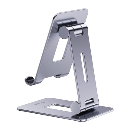 Trusmi LP15-11 | Adjustable Metal Desktop Phone & Tablet Stand – Aluminum Alloy, Gray