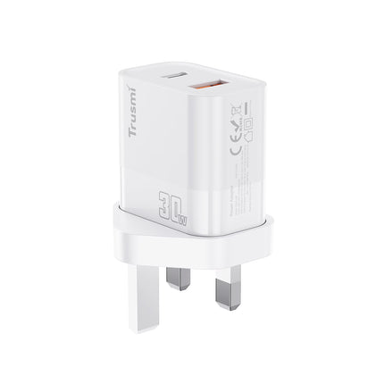 TRUSMI GaN Fast Charger PD30W A+C - CH02-040