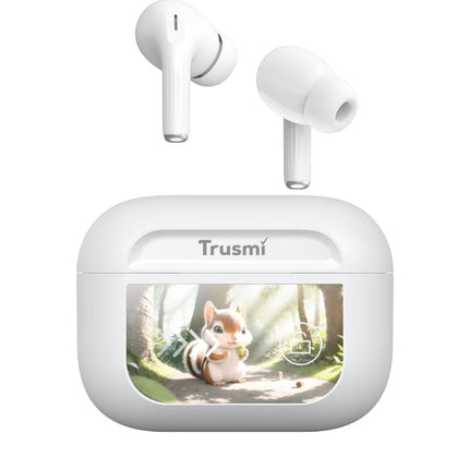 TRUSMI WS08-01 In-Ear Wireless Earbuds ā Bluetooth 5.4, Multifunctional Touch Control, USB-C Charging