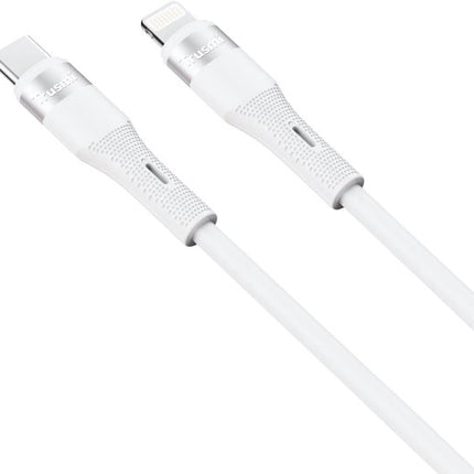 Fast Charging & 480Mbps Data Transfer Trusmi CA34-075 20W USB-C to Lightning Silicone Cable (1m)