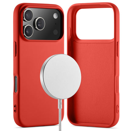 Silicone Charging Case Magsafe Wireless for iPhone 17 Pro Max