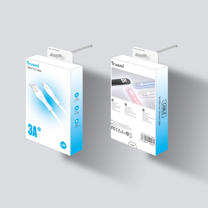 3A Fast Charging Silicone Cable – 1mTRUSMI CA34-063