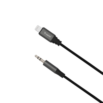 Lightning to 3.5mm Braided AUX Audio Cable –TRUSMI CA50-04 – 48Khz