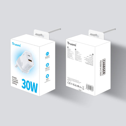 TRUSMI GaN Fast Charger PD30W A+C - CH02-040
