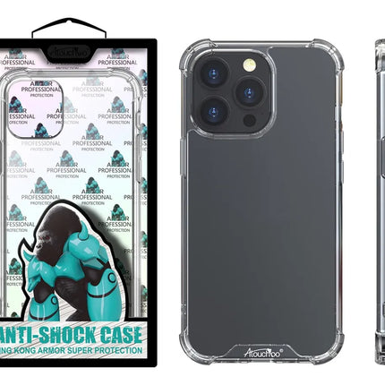 Shockproof Clear Case for iPhone 16 Series – King Kong Tough Armor Edges, Crystal Transparent Back
