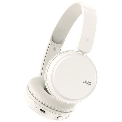 JVC On-Ear Wireless Headphones – Rich Deep Bass & Sleek White Design