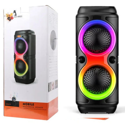 Heavy Bass Bluetooth 5.0 Portable Speaker – Wireless Party Sound System with FM, Mic & TWS