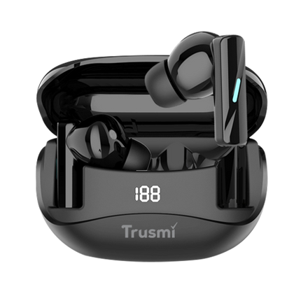 Trusmi WS02-021 | True Wireless In-Ear Earphones – Bluetooth 5.3, Binaural Call, Type-C Charging