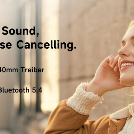 Wireless TRUSMI Hi-Res Headphones with Active Noise Cancellation (ANC) & Hi-Fi Sound