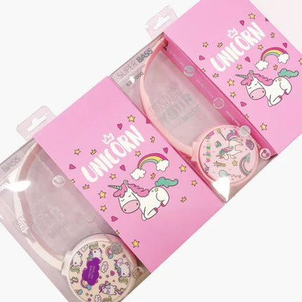 Unicorn Bluetooth Headphones | TF Card Support & Aux Input