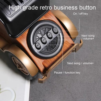 Music Apollo A9 Classic Vintage Car Bluetooth Speaker – Portable Retro Wireless Audio
