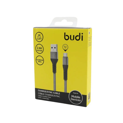USB-A to Micro Charge And Sync Cable | Budi DC197M20H