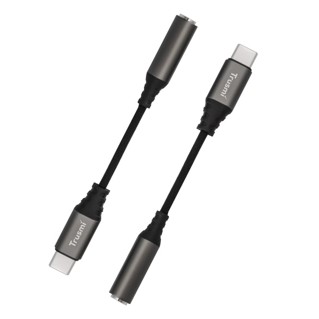 Type-C to 3.5mm AUX Audio Adapter Cable – Calls & Music –  TRUSMI CA50-03 –10cm