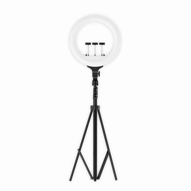 TRUSMI LP22-03 14-inch ring light (includes 36cm light + 3 phone clips + 3 flexible tubes)