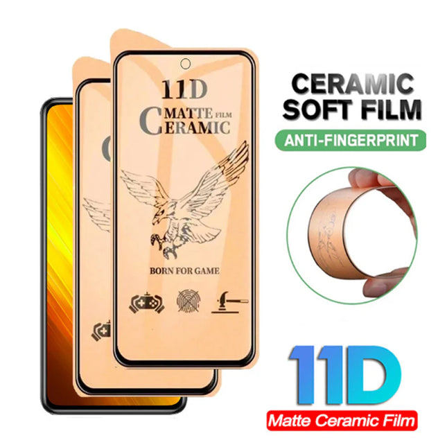 Glass Film Nano Flexible Full Glue Black For Apple iPhone 11 /11 Pro