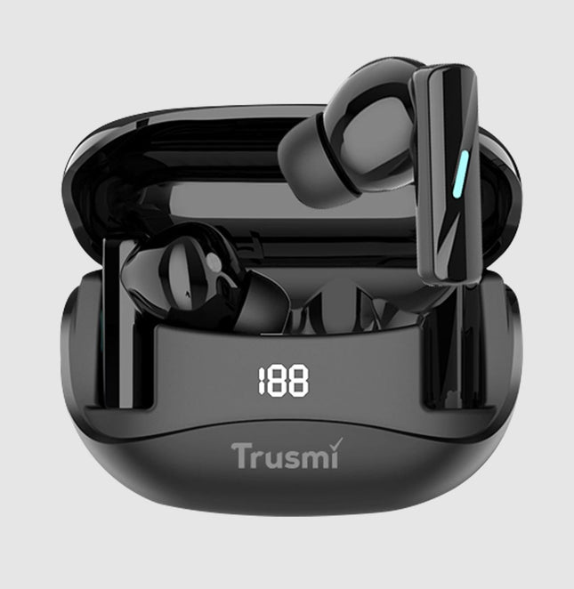 Trusmi WS02-021 True Wireless Earbuds – In-Ear, Digital Display