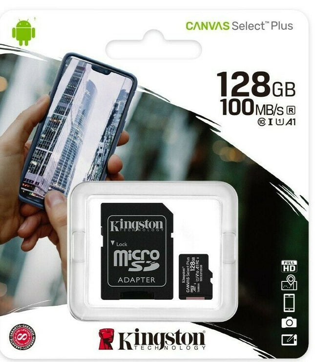 Kingston Canvas Select Plus 128GB SD Memory Card