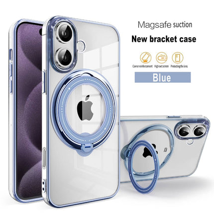 Premium Gorilla Tech Gel Case with Rotating Magnetic Ring for iPhone 16 Plus