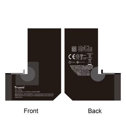 TRUSMI for Apple iPhone 15 Series Battery