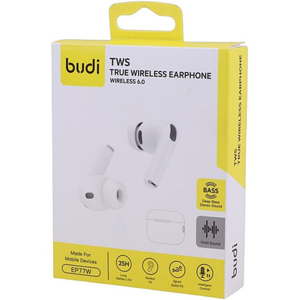 Budi Earbuds TWS True Wireless 6.0 Bluetooth Earphone ENC Headphone iOS Samsung