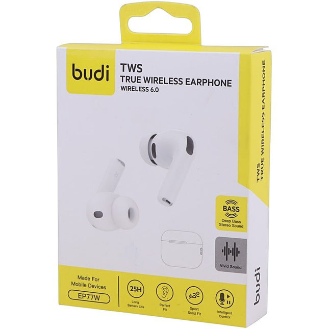 Budi Earbuds TWS True Wireless 6.0 Bluetooth Earphone ENC Headphone iOS Samsung