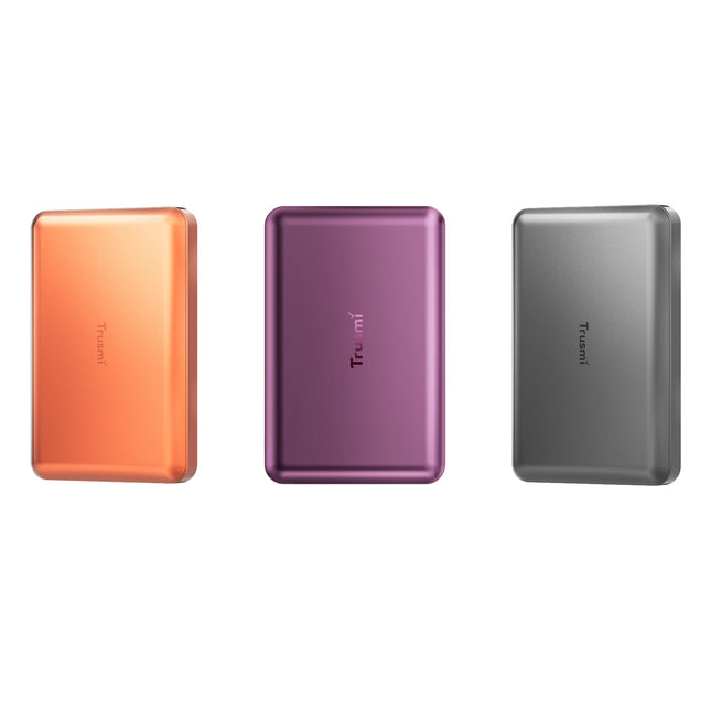 TRUSMI PY015 PD22.5W Ultra Mini Magnetic Wireless(15W) Power Bank 10000mAh- Orange