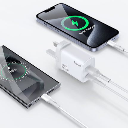 TRUSMI CH07-055 PD20W A+C GaN FAST Charger