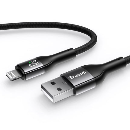 TRUSMI CA34-068 2.4A AL Silicone Charging Cable USB To L