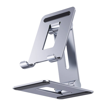 Trusmi LP15-11 | Adjustable Metal Desktop Phone & Tablet Stand – Aluminum Alloy, Gray