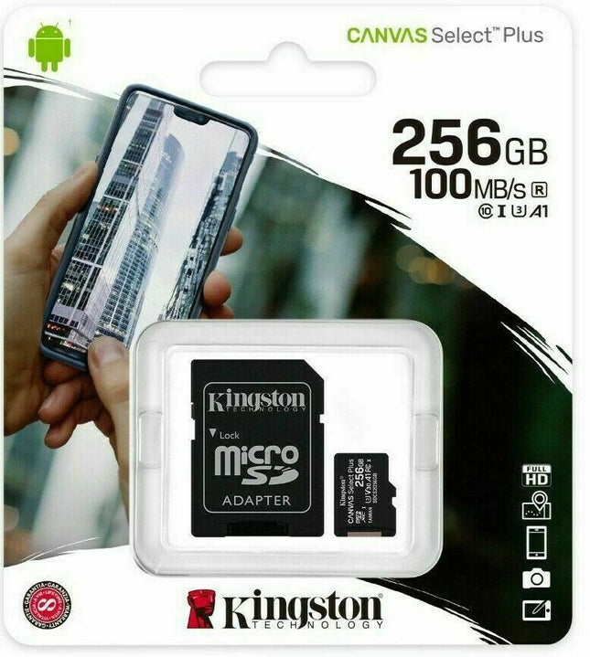 Kingston Canvas Select Plus 256GB SD Memory Card