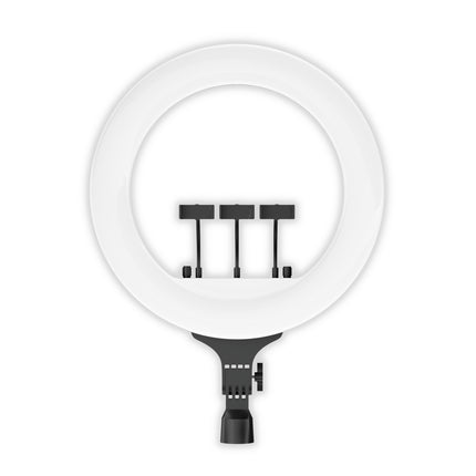 TRUSMI LP22-03 14-inch ring light (includes 36cm light + 3 phone clips + 3 flexible tubes)