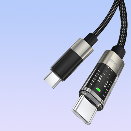 Trusmi CA36-094 60W LED Fast Charging Braided Cable USB-C to C