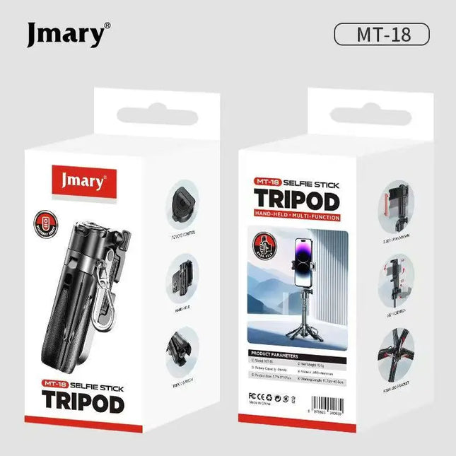 Jmary – Mini Selfie Stick & Tripod with Bluetooth Remote MT-18