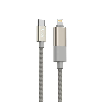 Budi PD65W / 27W 2in1  Charge/Sync Braided Cable DC260TTL10G