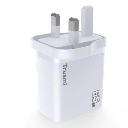 TRUSMI PD65W GaN Fast Charger CH13-081 – USB-C + USB-A + USB-L Multi-Port Charging Adapter – High-Speed Power