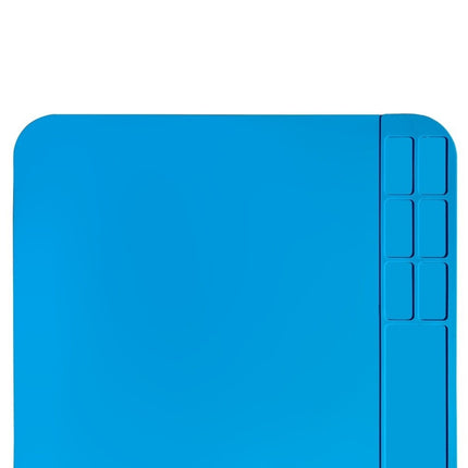 Blue Silicone Work Mat for Phone Laptop Repair Heat Resistant 300X200mm
