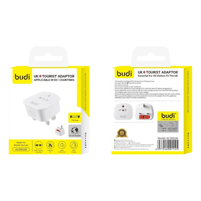 budi - UK 🇬🇧 Tourist Adapter