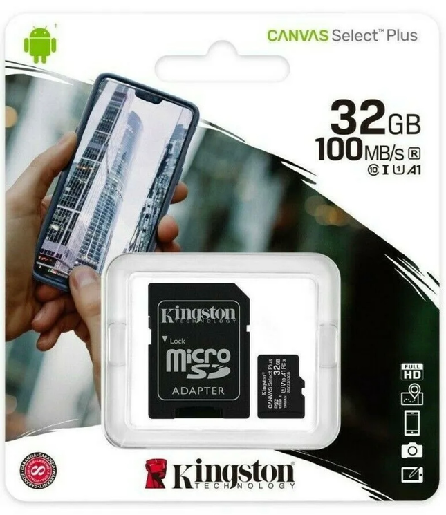 Kingston Canvas Select Plus 32GB SD Memory Card