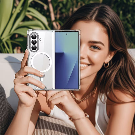 Shockproof Transparent Magsafe Clear Case For Galaxy Z Fold 7