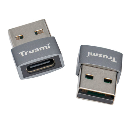 USB-A 2.0 Male to Type-C Female OTG Adapter – 6A TRUSMI CA01-04 Fast Charging, Audio & Data