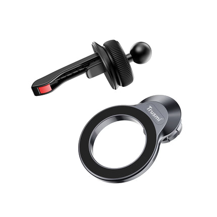 Trusmi LP10-01 | Rotatable Magnetic Car Phone Holder – Air Vent Mount, Gunmetal Finish