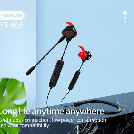 Neckband Bluetooth Gaming Headset – In-Ear, Dual Mic, Low Latency, 3D Sound for PUBG & Mobile Games