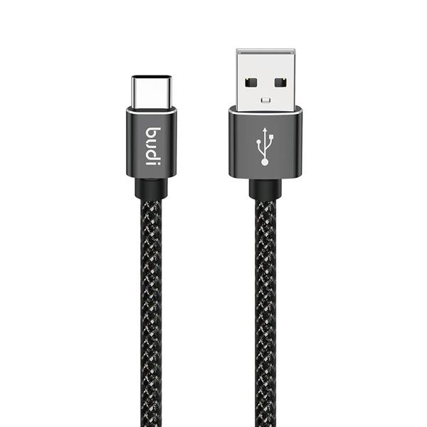 Budi Cable 1M 3A Fast Aluminum Shell USB to C Braided Cable DC206T10B