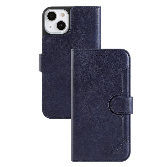 Goldilla Tech Blue Premium Wallet Case For Apple iPhone 16 Pro